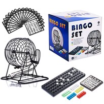 Juego De Bingo Dobleventilador Deluxe Con 75 Bolas Y 15 Cartones - Venta Internacional.