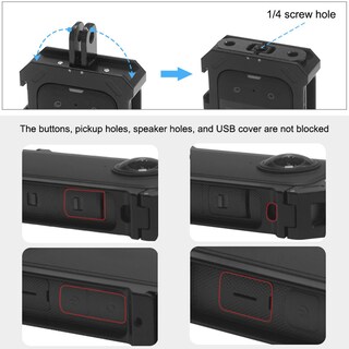 Foto 6 | Foto 6 | Funda Protectora Marco Y Jaula Con Zapato Antifrío Para Insta360 X3 - Venta Internacional.