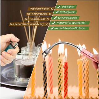 Foto 4 | Foto 4 | Encendedor Eléctrico Meiruby Regalo Para El Día De San Valentín Recargable Por Usb - Venta Internacional.