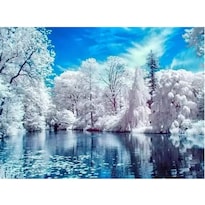 Kit De Punto De Cruz Moohue Con Hermosos Paisajes Invernales Para Adultos - Venta Internacional.