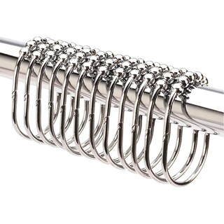 Foto 1 | Foto 1 | Juego De Anillos Para Cortina De Ducha 12 Rodillos Fáciles De Deslizar 2 Libras Depósito - Venta Internacional.