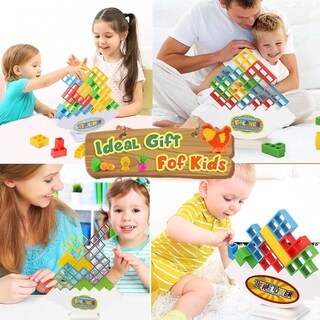 Foto 4 | Foto 4 | Juego De Bloques Apilables Tetra Tower Balance De 64 Piezas Durante Más De 2 Años - Venta Internacional.