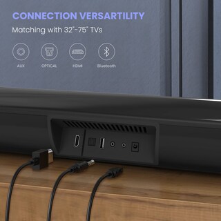 Foto 5 | Foto 5 | Barra De Sonido Bestisan Cableada/inalámbrica Bluetooth 5.0 Hdmi-arc 28'' - Venta Internacional.