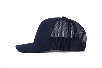 Foto 5 | Foto 5 | Gorra De Béisbol Trucker Personalizada Con Logo En Malla Color Azul Marino - Venta Internacional.