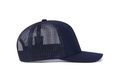 Foto 6 | Foto 6 | Gorra De Béisbol Trucker Personalizada Con Logo En Malla Color Azul Marino - Venta Internacional.