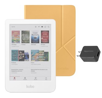 Foto 1 | Foto 1 | Kobo Clara Colour Ereader Blanco + Funda Amarillo