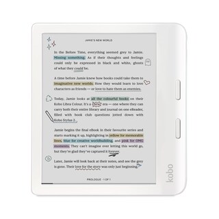 Foto 1 | Foto 1 | Ereader Kobo Libra 7'' Color Impermeable Blanco