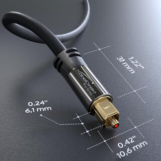 Foto 7 | Foto 7 | Cable De Audio De Fibra Óptica Toslink Kabeldirekt De 3 M - Venta Internacional.