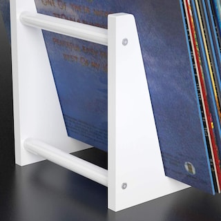 Foto 4 | Foto 4 | Soporte Para Discos De Vinilo Niubee Acrílico Blanco Para 50 Lps - Venta Internacional.