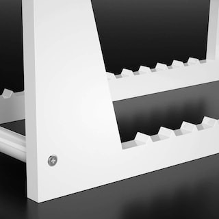 Foto 5 | Foto 5 | Soporte Para Discos De Vinilo Niubee Acrílico Blanco Para 50 Lps - Venta Internacional.