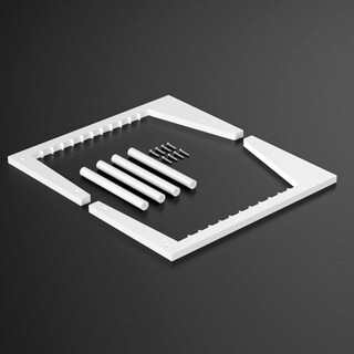 Foto 7 | Foto 7 | Soporte Para Discos De Vinilo Niubee Acrílico Blanco Para 50 Lps - Venta Internacional.