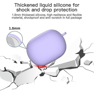 Foto 4 | Foto 4 | Funda De Silicona Para Auriculares Xiaomi Redmi Buds 4 Pro - Venta Internacional.