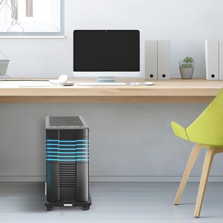 Foto 6 | Foto 6 | Soporte Portátil Para Cpu Litrton Torre De Ordenador Ajustable Color Negro - Venta Internacional.