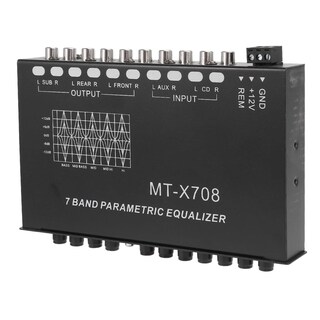 Foto 6 | Foto 6 | Ecualizador De Audio Para Coche Fenlan De 7 Bandas Con Entrada Cd/aux Negro - Venta Internacional.