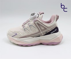 Been Class Tenis Para Niña Beige/rosa Est 19319