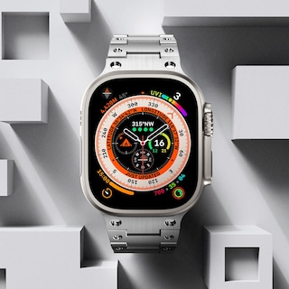 Foto 2 | Foto 2 | Correa Para Reloj Chanchy De Acero Inoxidable Para Apple Watch 49mm Plateada - Venta Internacional.