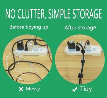 Foto 5 | Foto 5 | Bridas Para Cables Reutilizables 50 Piezas Multiusos Cnejucw - Venta Internacional.