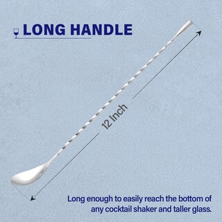 Foto 2 | Foto 2 | Cuchara Para Mezclar Briout Acero Inoxidable 30 Cm De Largo Plateada 2 Unidades - Venta Internacional.