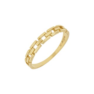 Foto 1 | Foto 1 | Anillo Zekie Eslabones 7126 # 8.5 Oro Amarillo 14k