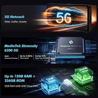 Foto 5 | Foto 5 | Smartphone Rugerizado Ulefone Armor 25T Pro 5G 6.78" 12 GB RAM (6+6) 256 GB ROM