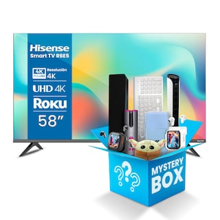 Foto 1 | Foto 1 | Pantalla Tv Hisense 58'' Smart Roku Tv 58r6e5 + Mysterybox