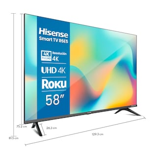 Foto 8 | Foto 8 | Pantalla Tv Hisense 58'' Smart Roku Tv 58r6e5 + Mysterybox