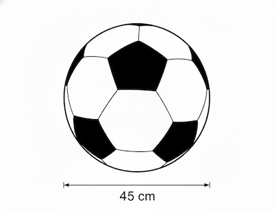 Foto 4 | Foto 4 | Cojín Puffland Balón Multicolor 45 Cm