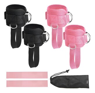 Foto 1 | Foto 1 | Grilletes Para Tobillo Belug Con Talonera Abductor 4pzs Rosa Negro