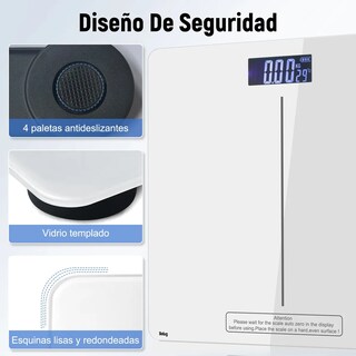 Foto 3 | Foto 3 | Báscula Digital Belug Corporal Electrónica Blanco