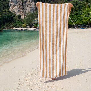 Foto 3 | Foto 3 | Toalla Extra Grande Beige - Microfibra Suave Absorbente 180x100cm