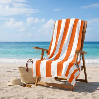 Foto 2 | Foto 2 | Toalla Extra Grande Naranja - Microfibra Suave Absorbente 180x100cm