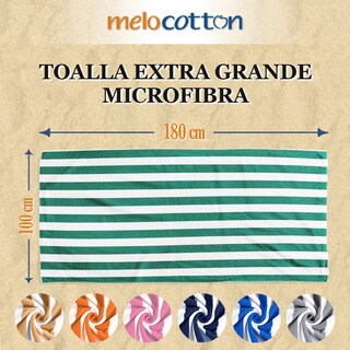 Foto 4 | Foto 4 | Toalla Extra Grande Verde - Microfibra Suave Absorbente 180x100cm