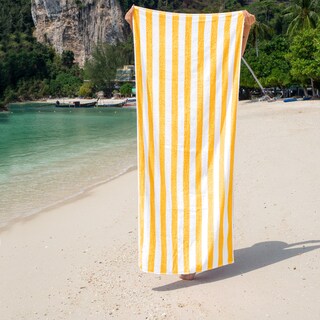 Foto 3 | Foto 3 | Toalla Extra Grande Amarillo - Microfibra Suave Absorbente 180x100cm