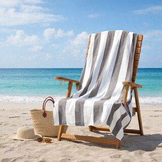 Foto 2 | Foto 2 | Toalla Extra Grande Gris - Microfibra Suave Absorbente 180x100cm