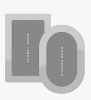 Tapete para Baño Gris Antideslizantes 2 Piezas