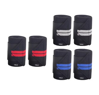 Foto 1 | Foto 1 | Kit Lab.g Straps Muñequera Crossfit Fitness 6pz Negro