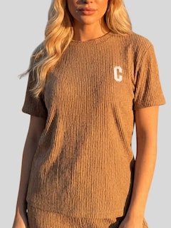 Foto 7 | Foto 7 | Conjunto Casual 3 Piezas Pantalón Short Y Blusa Conj-089 Café Claro Versatilidad Y Estilo Para Mujer