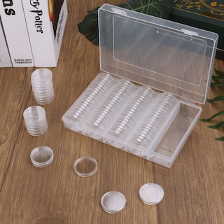 Foto 5 | Foto 5 | Cápsulas Apacali Para Monedas 300 Unidades 30 Mm Plástico Con Junta De Espuma - Venta Internacional.