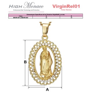 Foto 6 | Foto 6 | Escapularios De La Virgen Maríaventdepot Mxvir-005 5 Piezas Oro