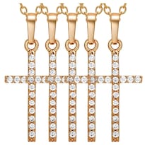 Dije De Cruz Y Cadenaventdepot Mxedi-005 5 Piezas Oro