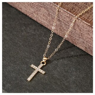 Foto 4 | Foto 4 | Dije De Cruz Y Cadenaventdepot Mxedi-005 5 Piezas Oro