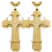 Joyería Collares Católicosventdepot Mxegl-002 2 Piezas Oro