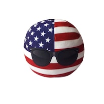 Muñeca De Peluche Polandball Countryball De 20 Cm Rellena Con Bandera De Fútbol - Venta Internacional.