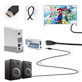 Foto 7 | Foto 7 | Convertidor Wii A Hdmi Portholic 1080p Con Conector De Audio De 3 5 Mm - Venta Internacional.