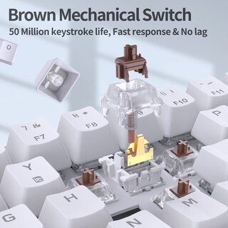 Foto 4 | Foto 4 | Teclado Mecánico Para Juegos Tmkb T68se 60% Con Retroiluminación Led - Venta Internacional.