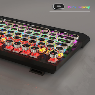 Foto 3 | Foto 3 | Combinación De Teclado Y Ratón Magegee Typewriter Retro Style - Venta Internacional.