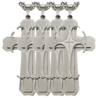 Foto 2 | Foto 2 | Collar De Cruzventdepot Mxegm-004 4 Piezas Plata