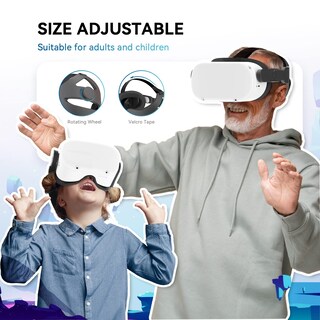 Foto 4 | Foto 4 | Correa Para La Cabeza Cnbeyoung Ajustable Para Quest 2/3 Con Cubierta Facial - Venta Internacional.