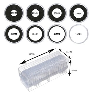 Foto 3 | Foto 3 | Cápsulas Cldsumt Para Monedas De 46 Mm (20 Unidades) Con Caja De Almacenamiento Y Junta - Venta Internacional.