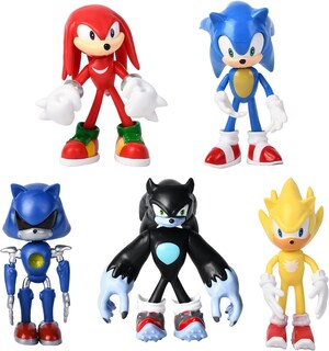 Foto 1 | Foto 1 | Figuras De Acción Rocfar Sonic The Hedgehog 12 Cm Paquete De 5 - Venta Internacional.